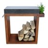Stolik Artiss duży 80x45x91cm corten